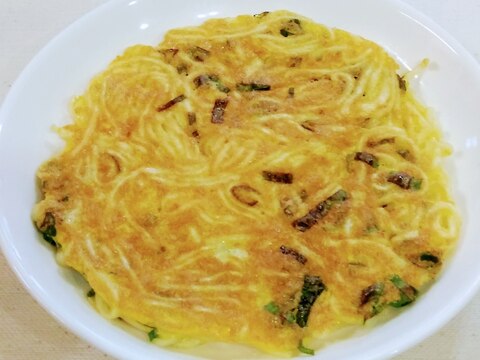 そうめんが残ったら★そうめんオムレツ